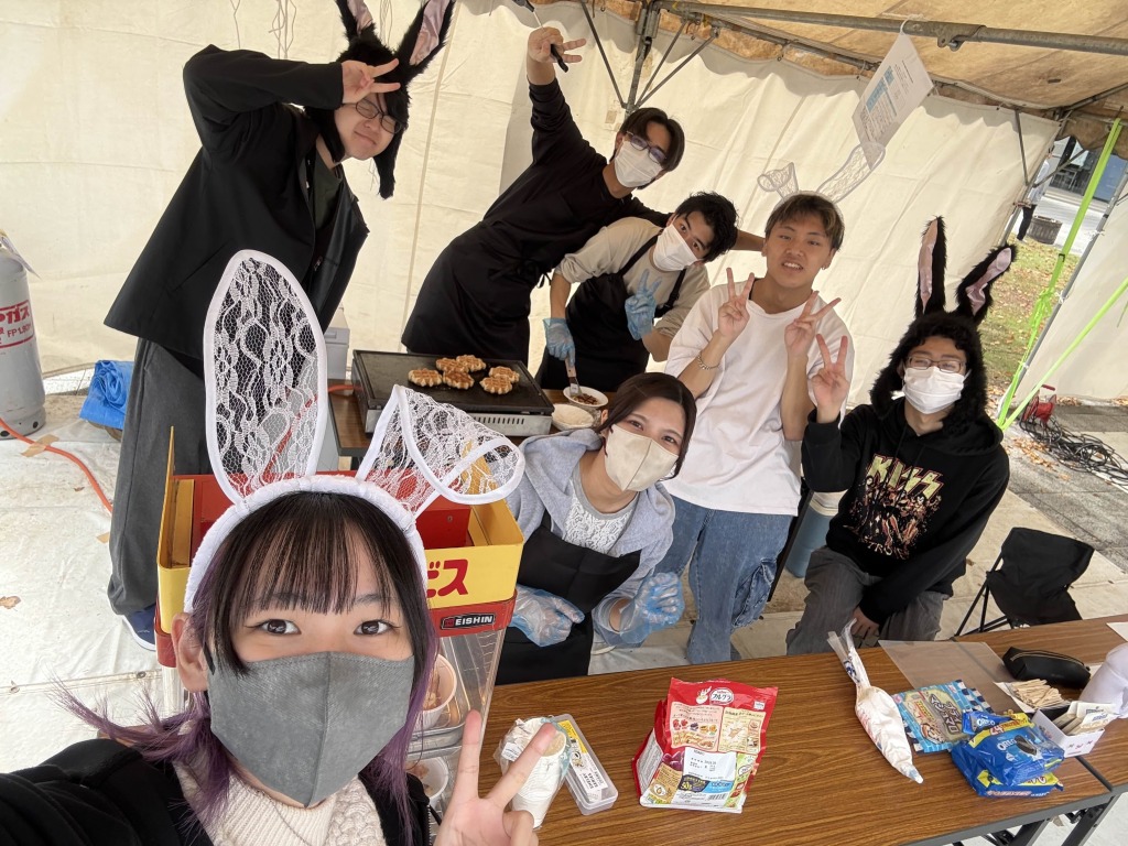 飲食屋台 -ワッフルの販売